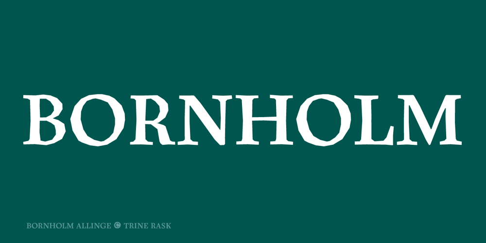 Bornholm Allinge font