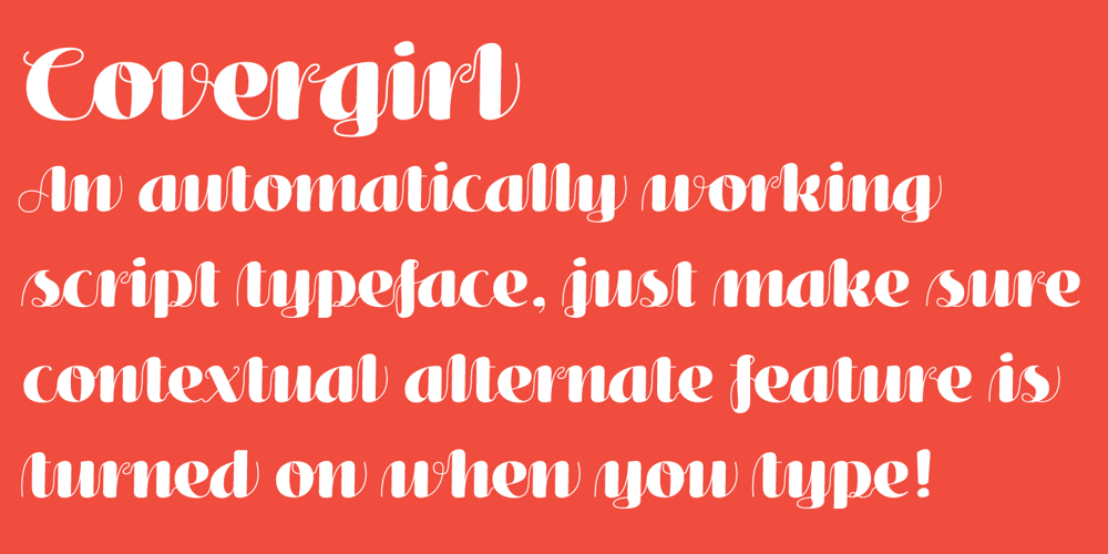 Covergirl font