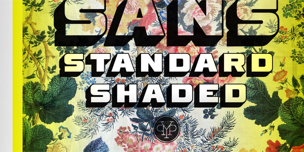 Standard Shaded Sans font