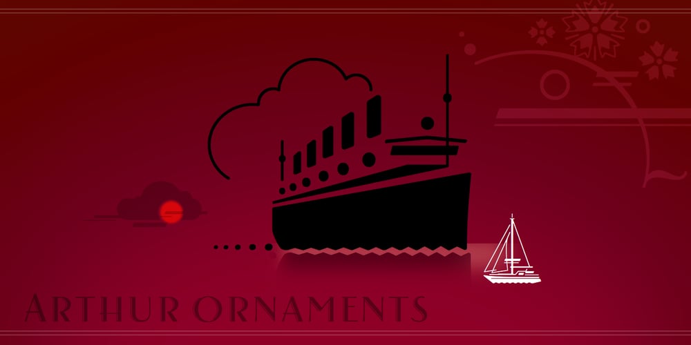 Arthur Ornaments font