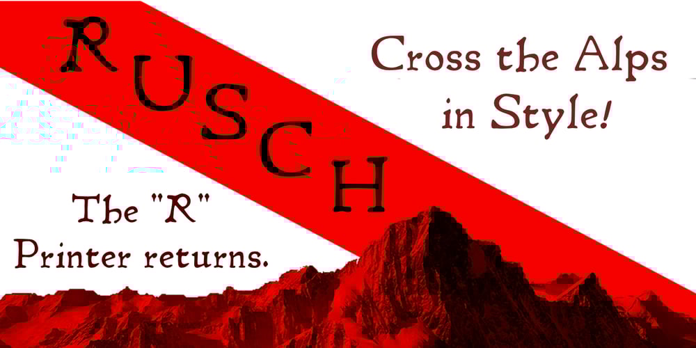 Rusch font