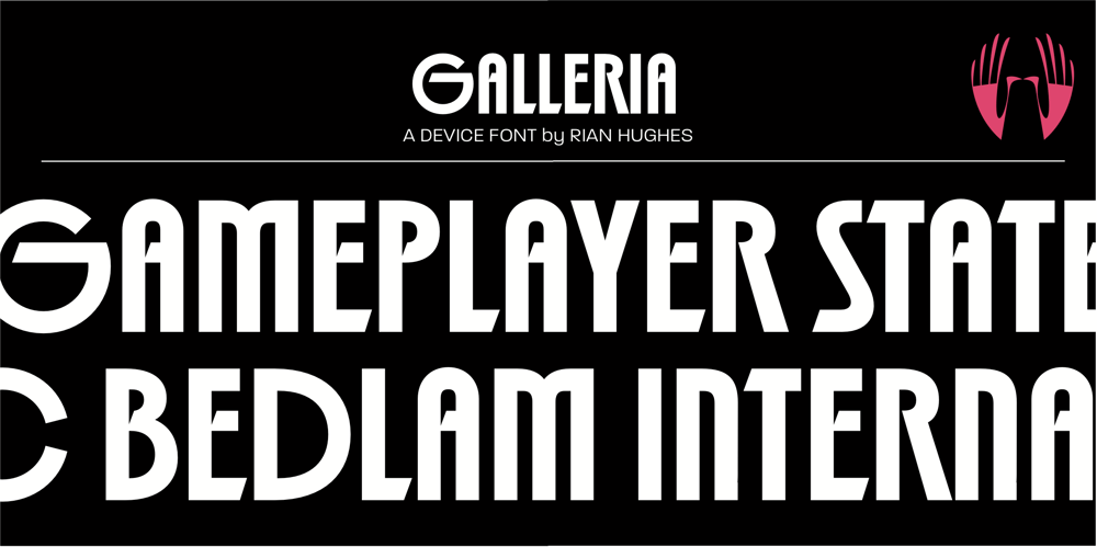 Galleria font