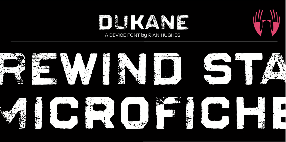 Dukane font
