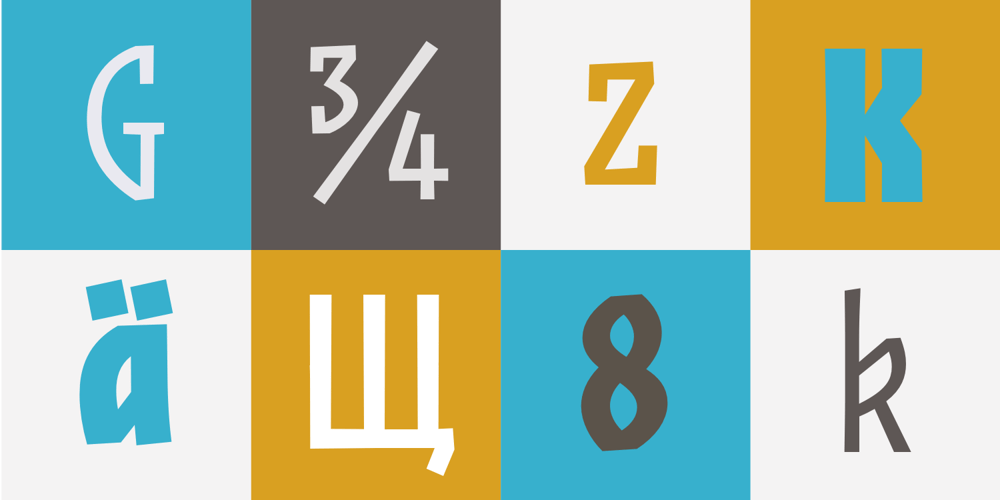 JAF Zalamander font