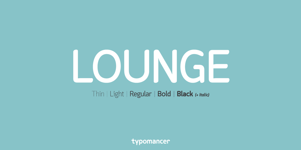 Lounge font