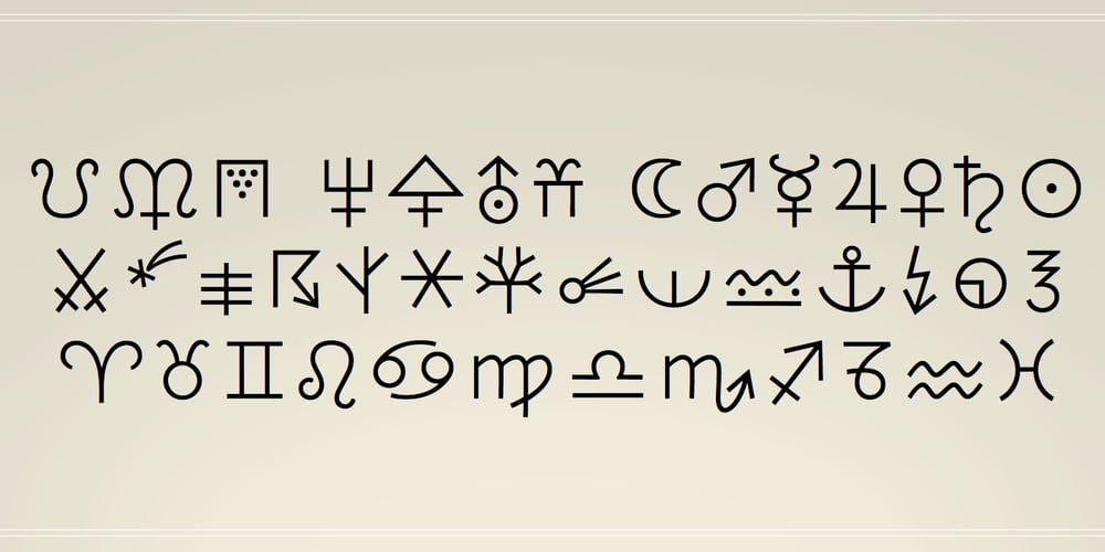 SIAS Symbols font