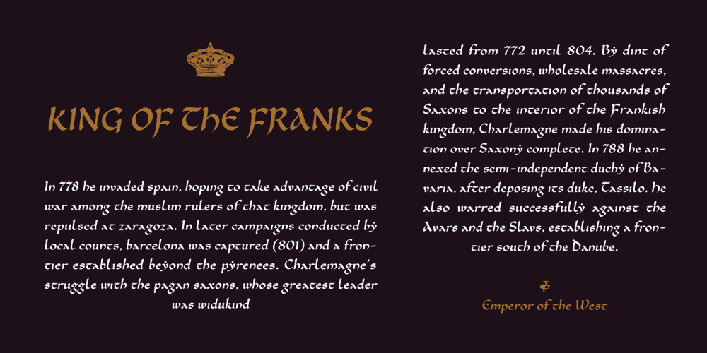 Cal Carolingian Minuscule font