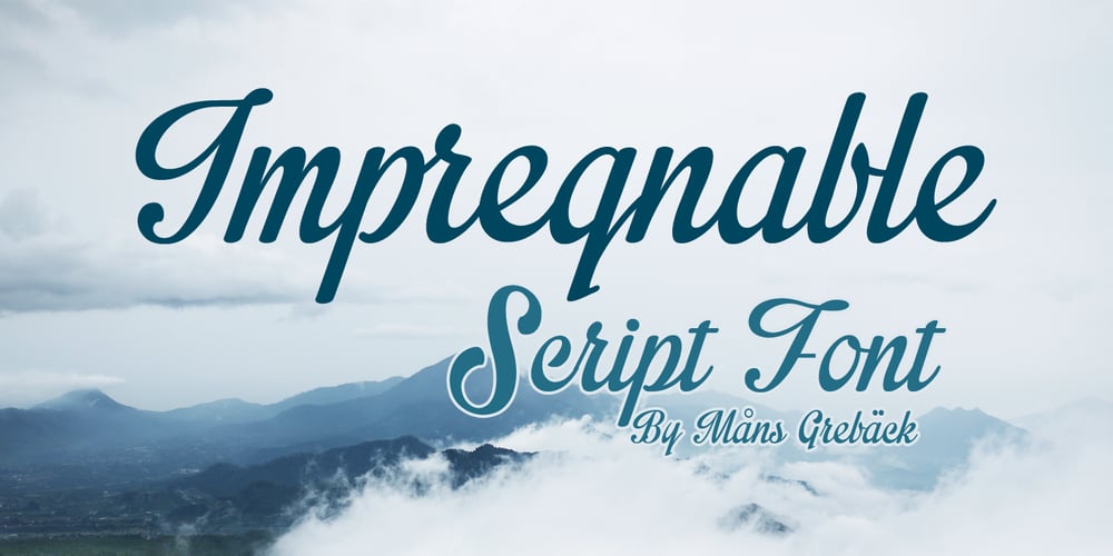 Impregnable font