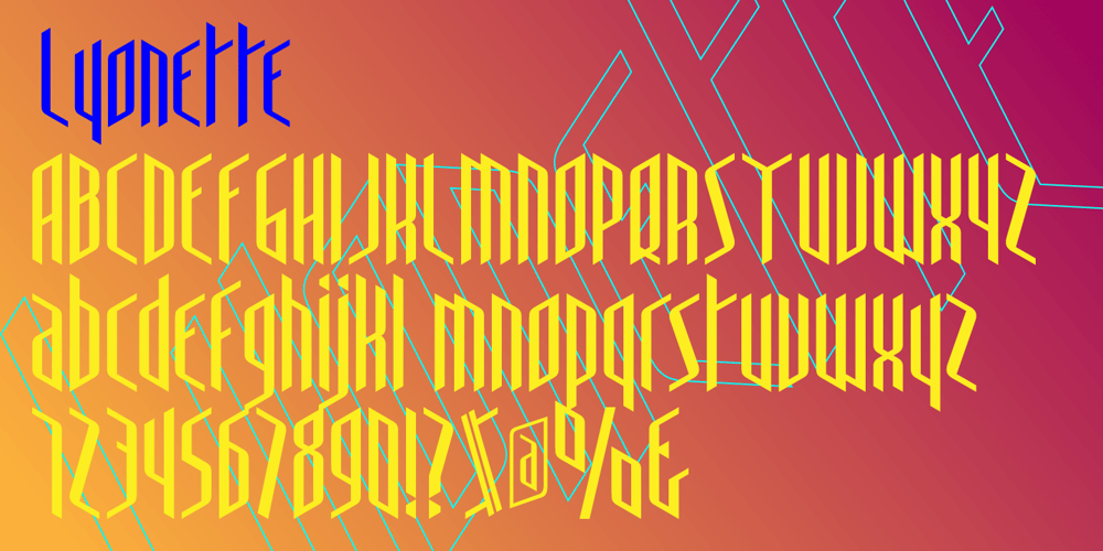 Lyonette NB font
