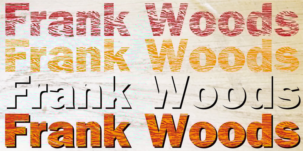 Frank Woods font