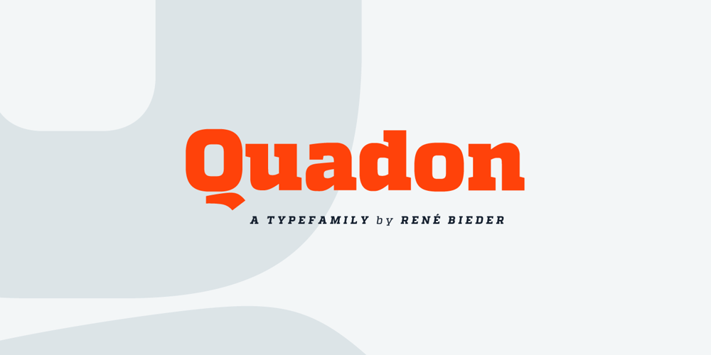 Quadon font