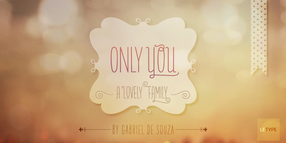 Only You Pro font
