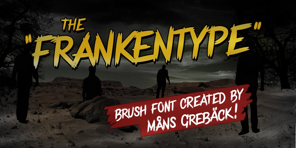 Frankentype font