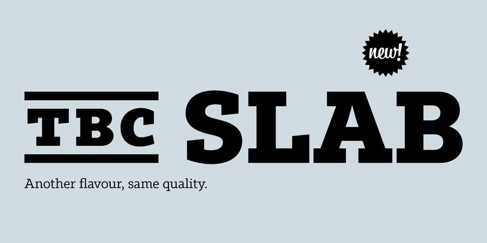 Tabac Slab font