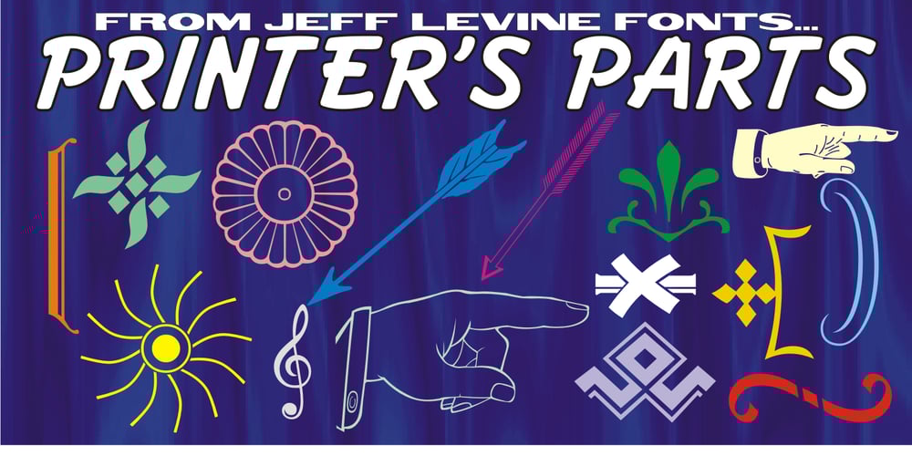 Printers Parts JNL font