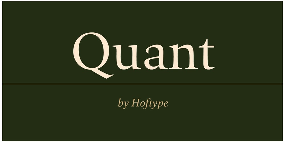 Quant font