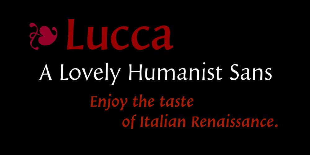 Lucca font