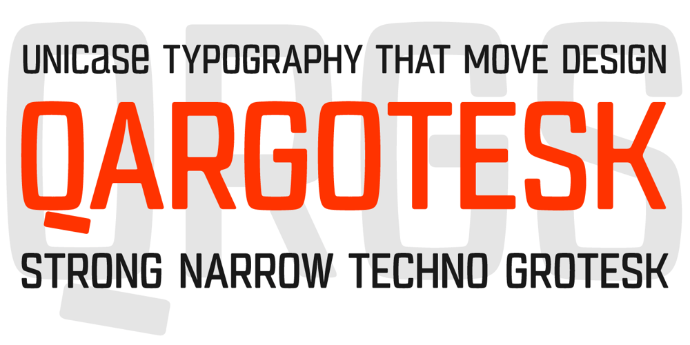 Qargotesk 4F font