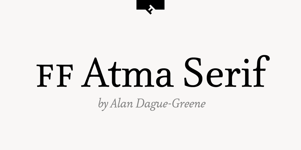 FF Atma Serif font