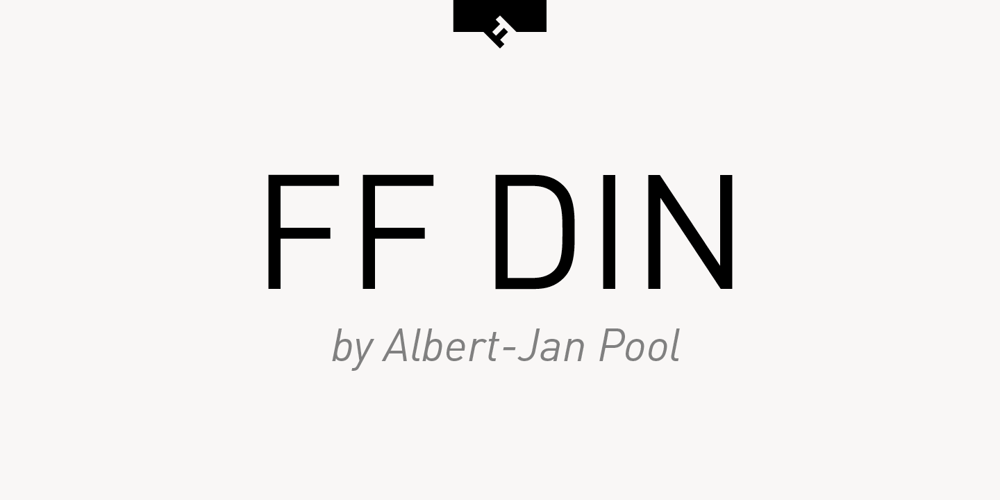 FF DIN font