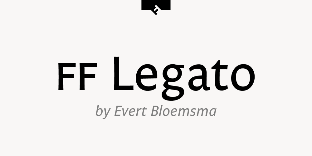 FF Legato font