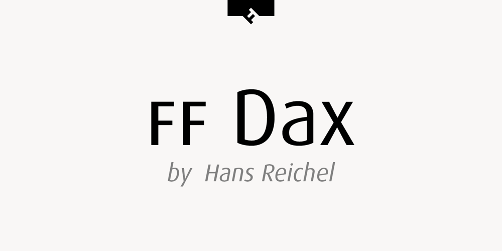 FF Dax font