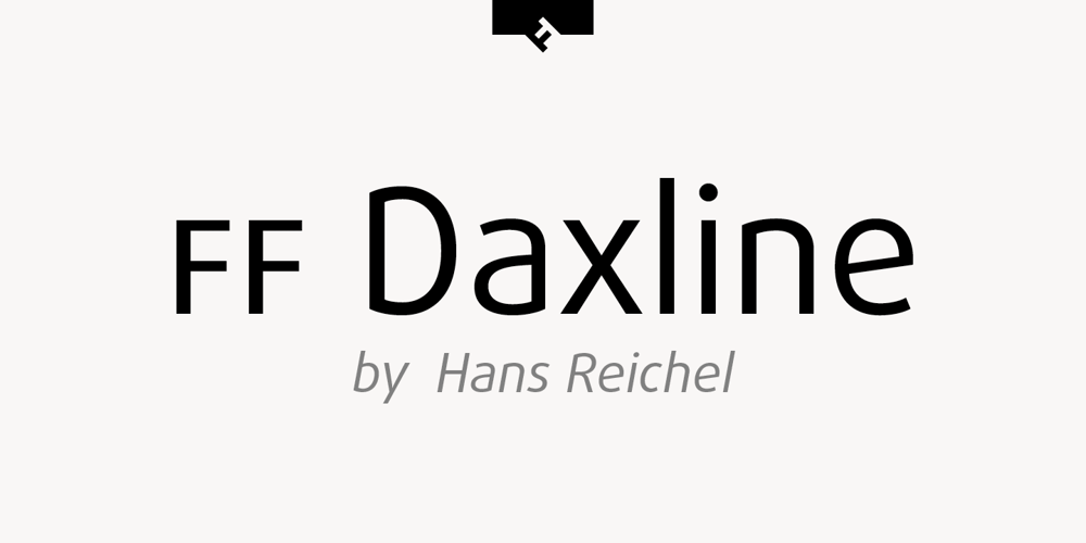 FF Daxline font