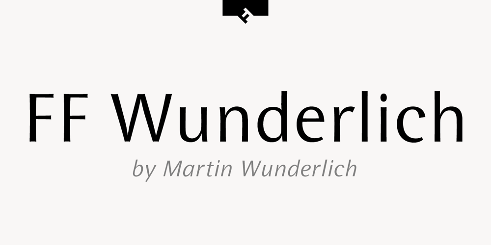 FF Wunderlich font