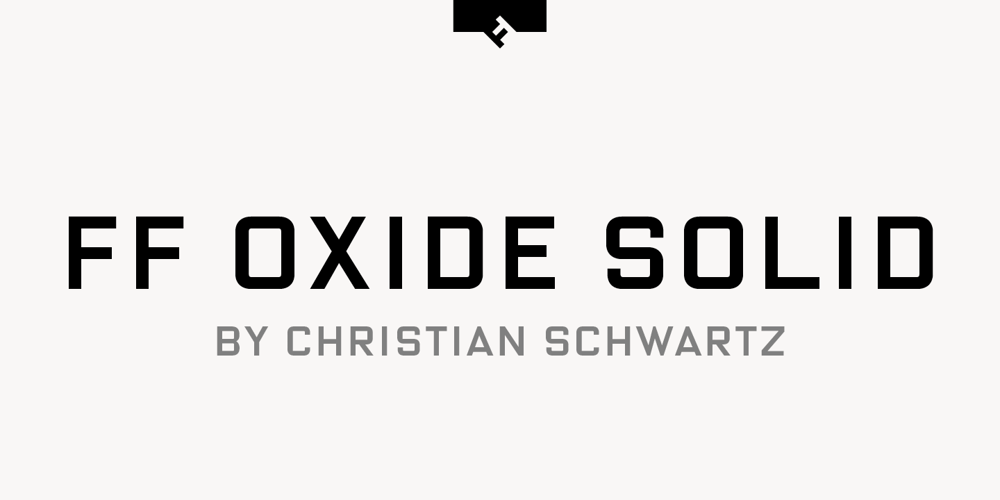FF Oxide Solid font