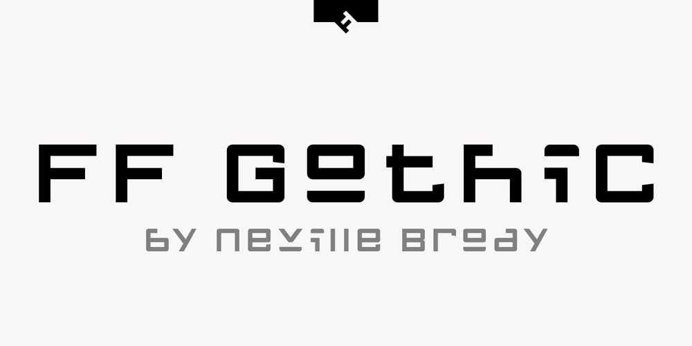 FF Gothic font