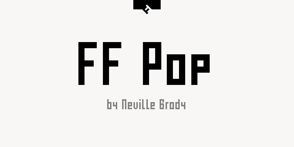 FF Pop font