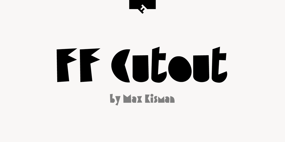FF Cutout font