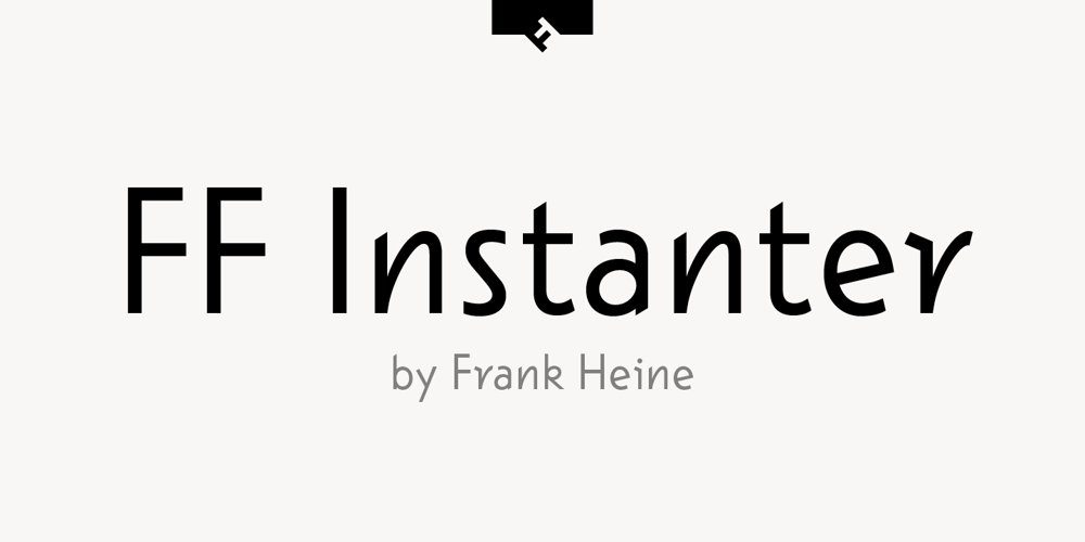 FF Instanter font