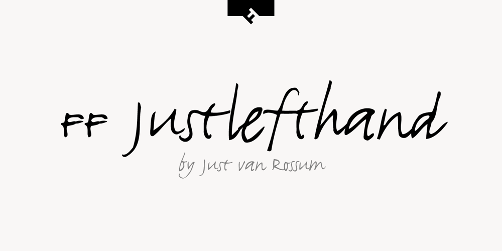 FF Justlefthand font