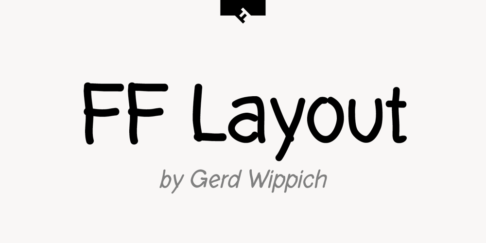FF Layout font