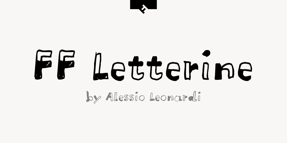 FF Letterine font