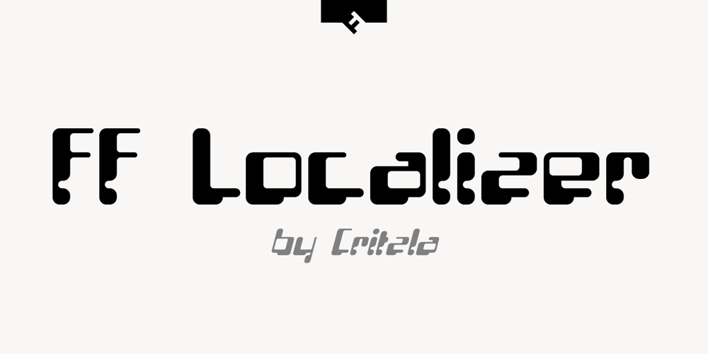 FF Localizer font