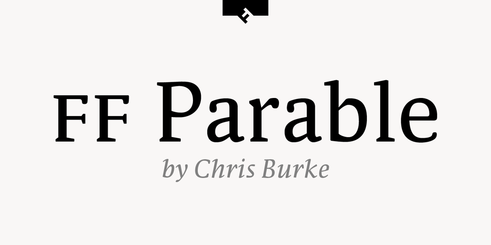 FF Parable font