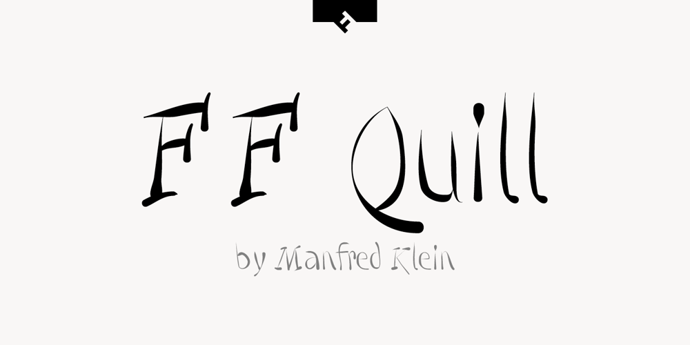FF Quill font