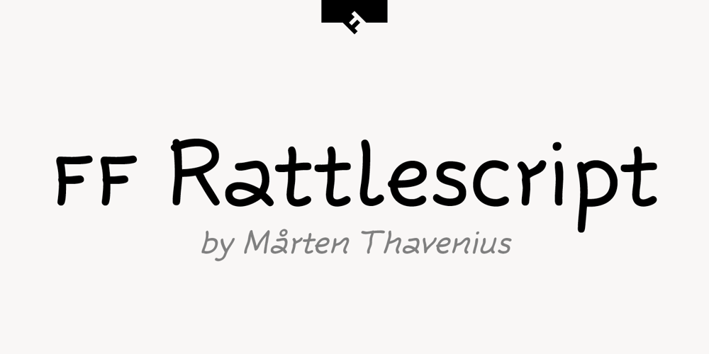 FF Rattlescript font