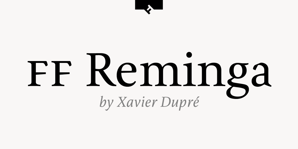 FF Reminga font