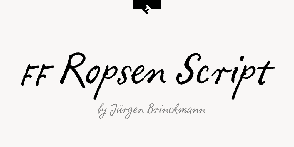 FF Ropsen Script font