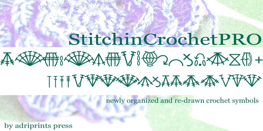Stitchin Crochet Pro font