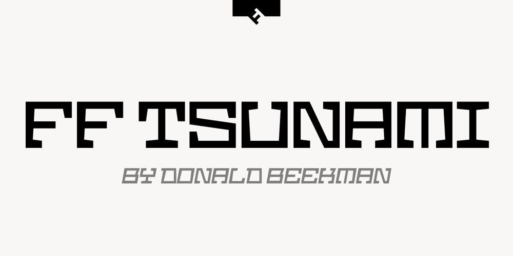 FF Tsunami font