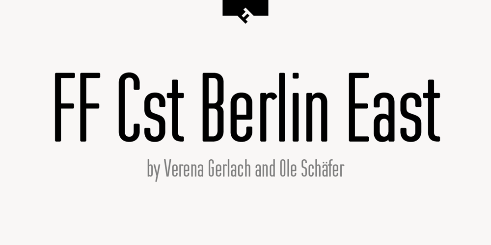 FF Cst Berlin East font