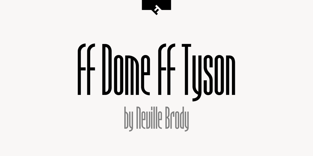 FF Dome font
