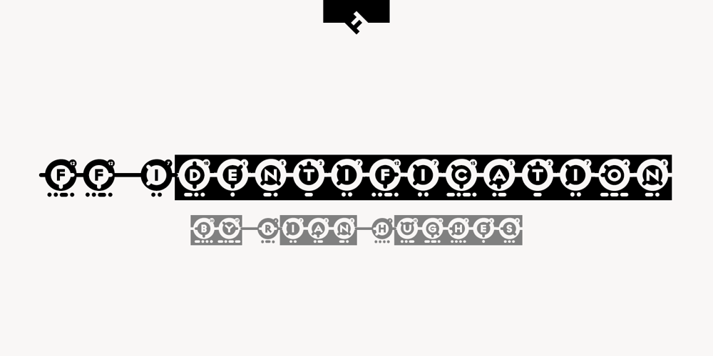 FF Identification font