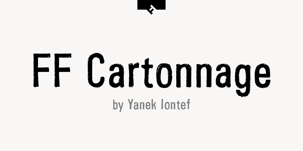 FF Cartonnage font