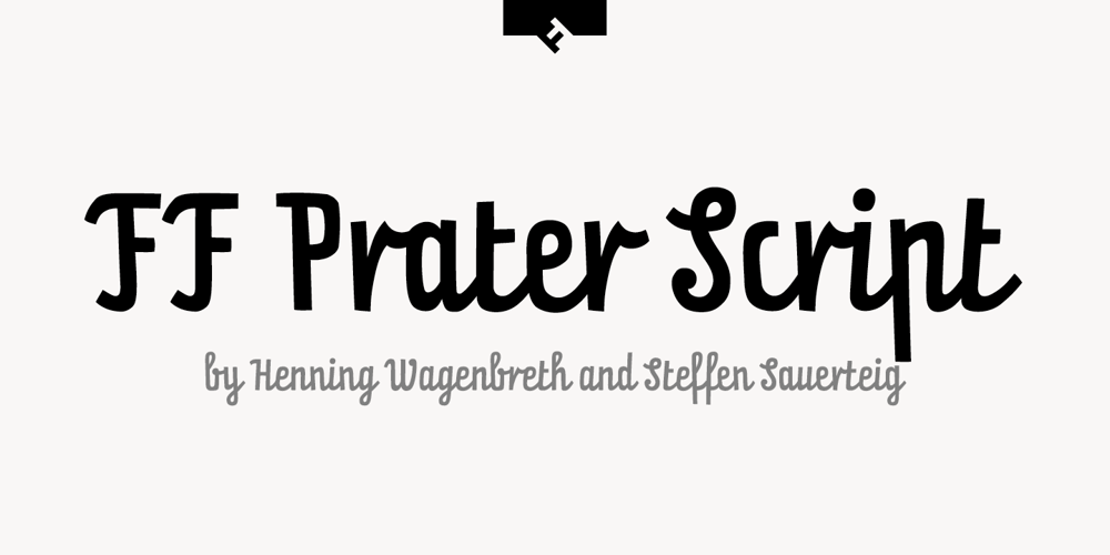 FF Prater Script font