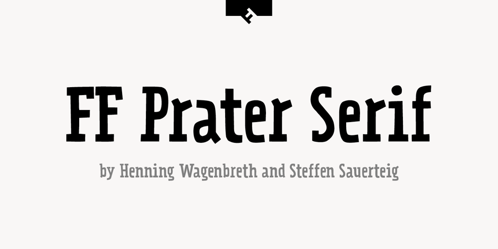 FF Prater Serif font